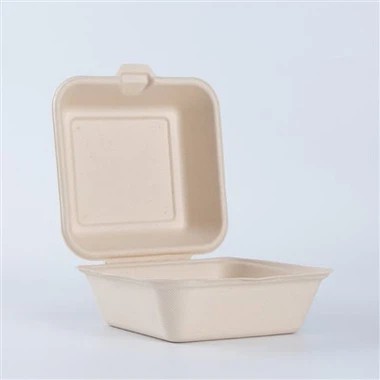 Biodegradable Flip-Top Food Container Biodegradable Flip-Top Food Container